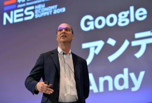 Andy Rubin, pictured at a conference of the New Economy Summit 2013 in Tokyo, says his newly developed Essential smartphone allo