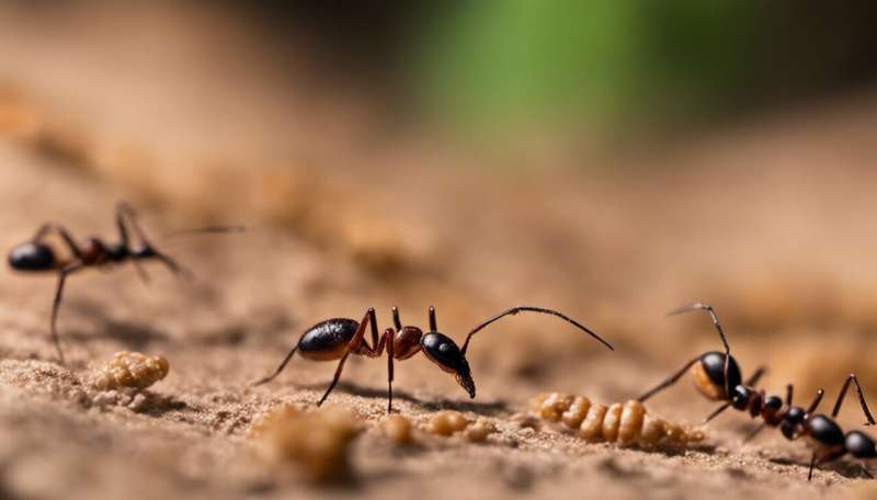 Ants stomp, termites tiptoe—predator detection by a cryptic prey