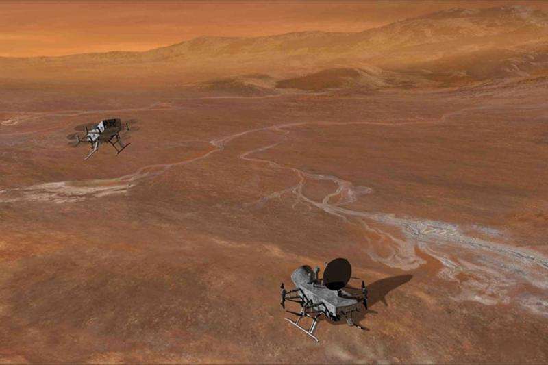 APL proposes Dragonfly mission to explore potential habitable sites on Saturn's largest moon
