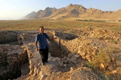 Are these stones in Iraq's autonomous Kurdish region what remains of a city founded in 331 BC by Alexander the Great?