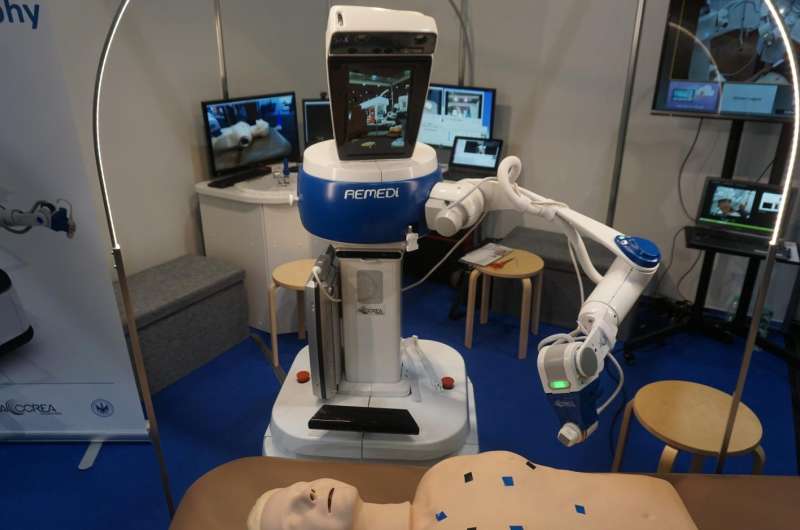 A robotic doctor is gearing up for action