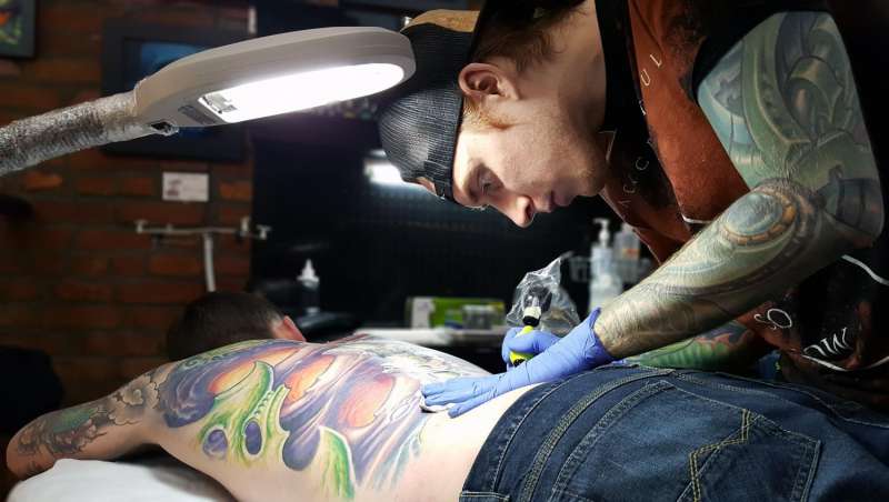 Being a tattoo artist is a pain in the neck, study finds