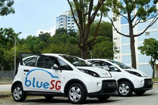 BlueSG hopes to eventually provide Singapore with the second-biggest electric car-sharing service in the world, after Paris