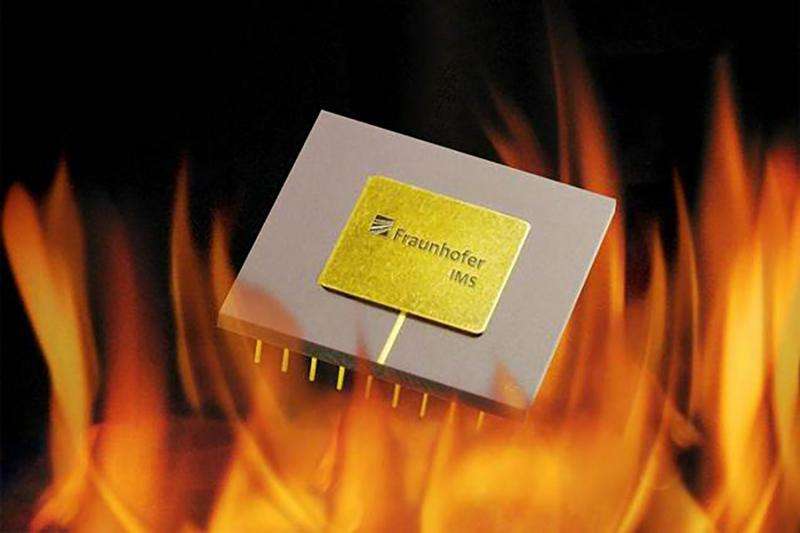 capacitor withstands temperatures of up to 300 degrees Celsius