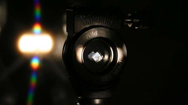Carving diamonds for optical components
