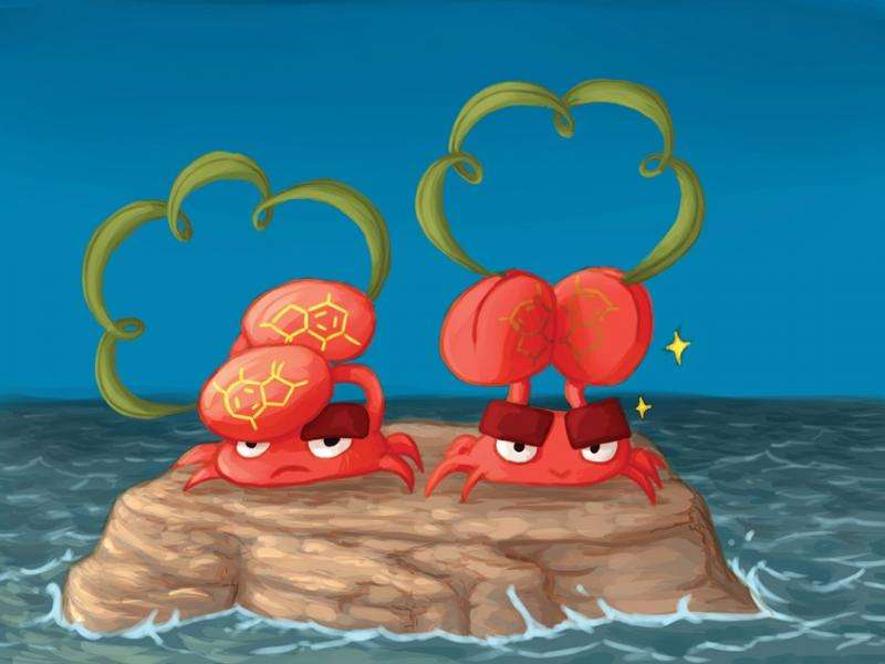 Chiral crabs