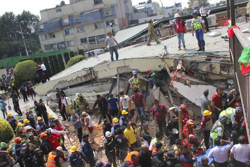 Collapsed Mexico school raises questions about quake codes