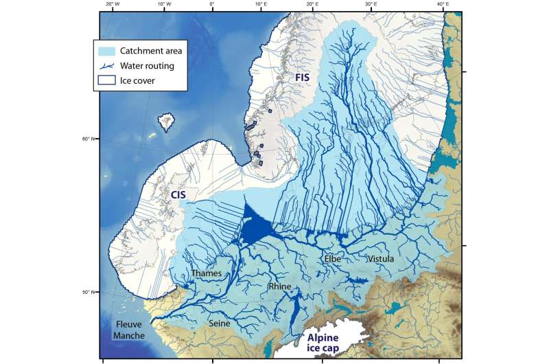 Collapse of the European ice sheet caused chaos