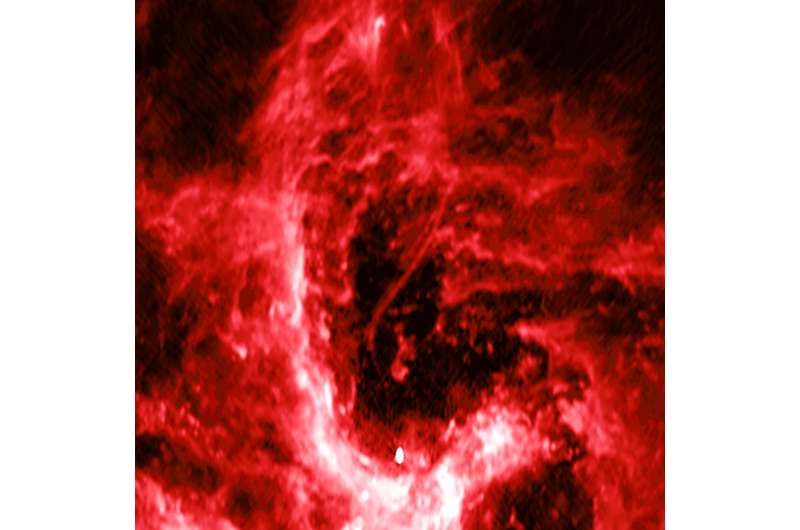 Cosmic filament probes our galaxy’s giant black hole