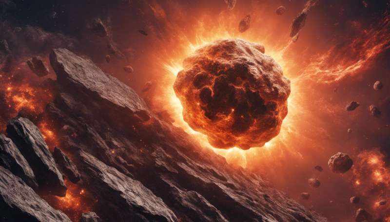 Could asteroids bombard the Earth to cause a mass extinction in 10 million years?