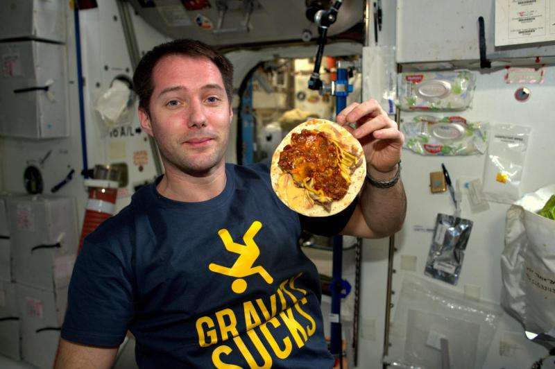 Counting calories in space