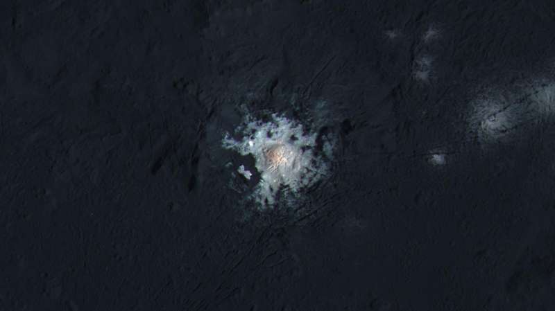 Dawn identifies age of Ceres' brightest area