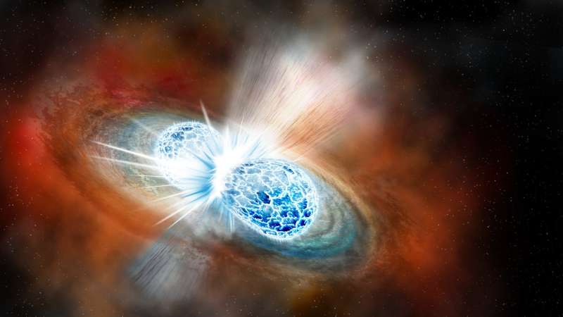 Discovered! Neutron star collision seen for the first time