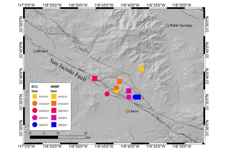 Earthquake risk elevated with detection of spontaneous tectonic tremor in Anza Gap