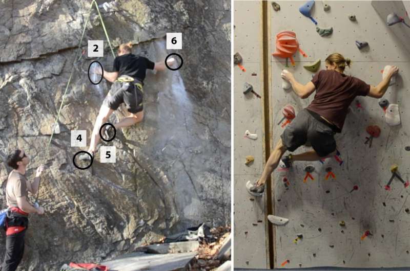 Expert rock climbing routes recreated indoors using 3-D modeling and digital fabrication