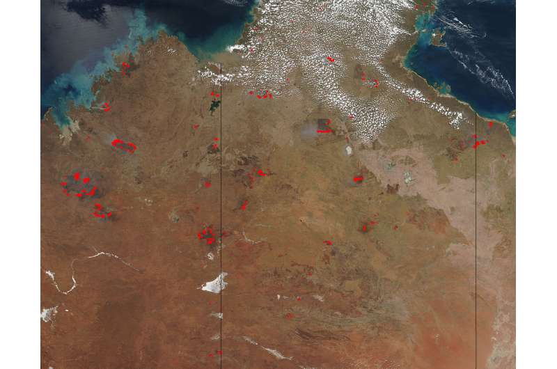Fires in Australia pop up in places already burned