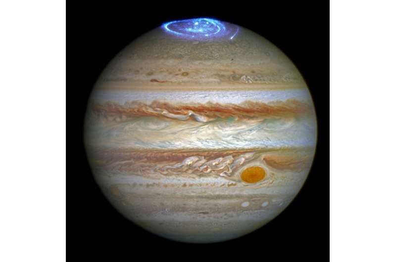 First Juno science results supported by University of Leicester's Jupiter 'forecast'