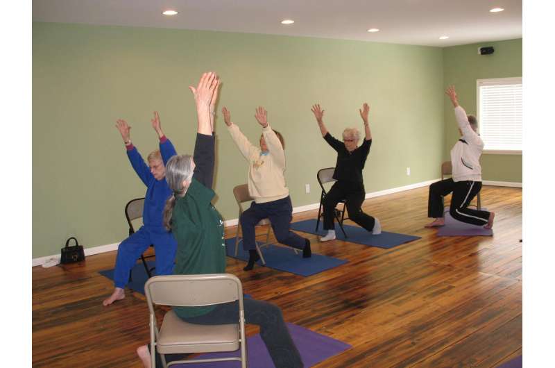 First study to show chair yoga as effective alternative treatment for osteoarthritis