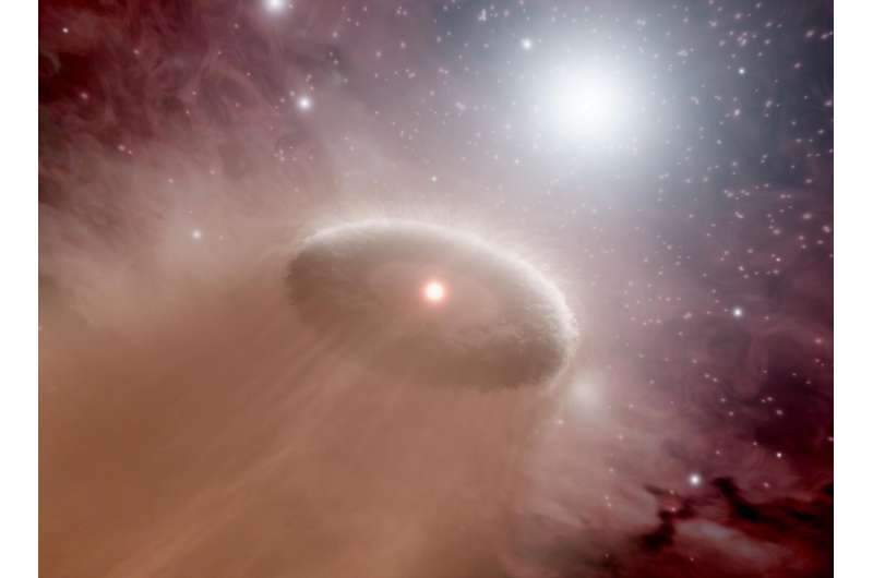 Fledgling stars try to prevent their neighbors from birthing planets