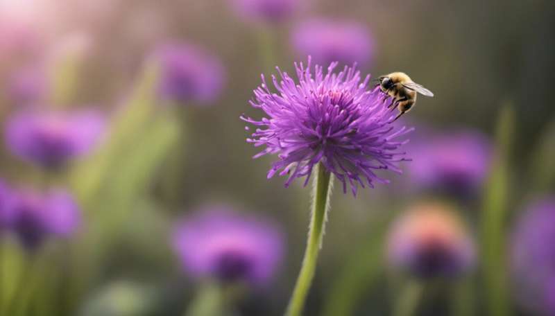 Flowers' secret signal to bees and other amazing nanotechnologies hidden in plants