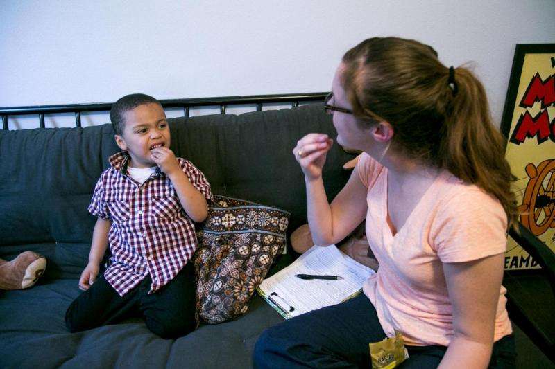 For kids with autism, imitation is key on road to speech