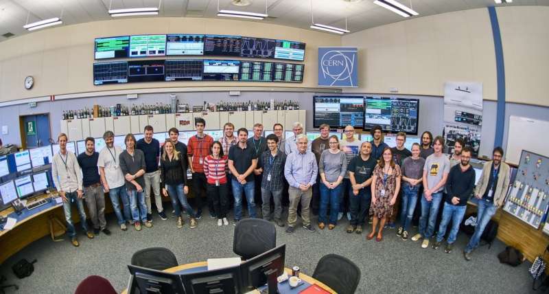 For one day only, LHC collides xenon beams
