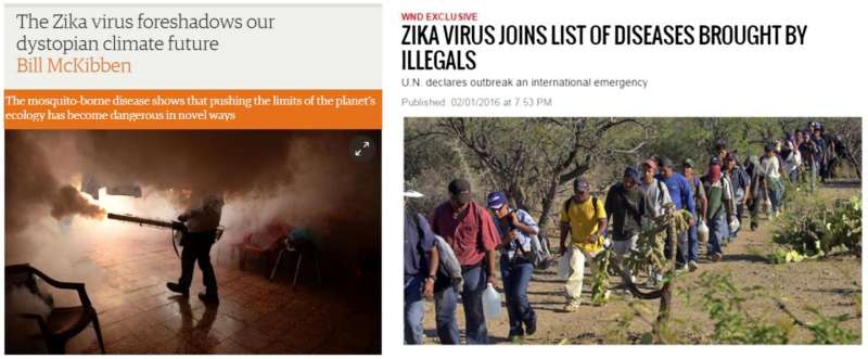 Framing by political advocacy groups may jeopardize public understanding of Zika