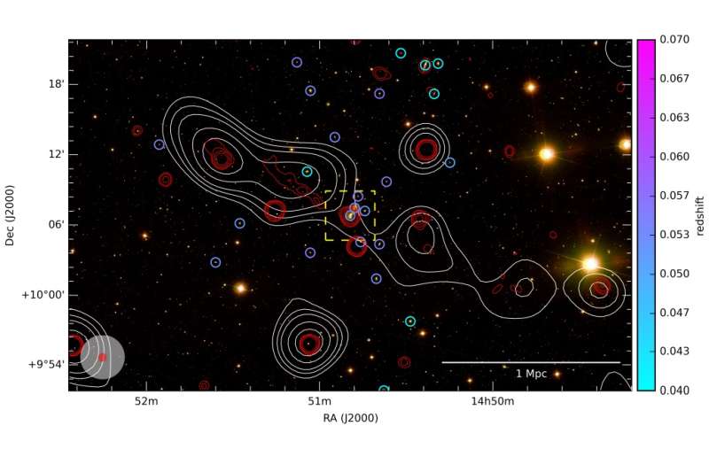 Giant radio galaxy discovered by astronomers