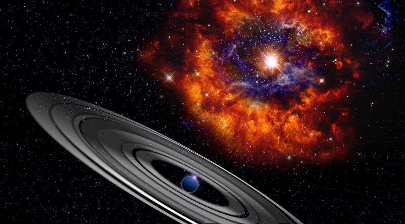 Giant ringed planet likely cause of mysterious stellar eclipses