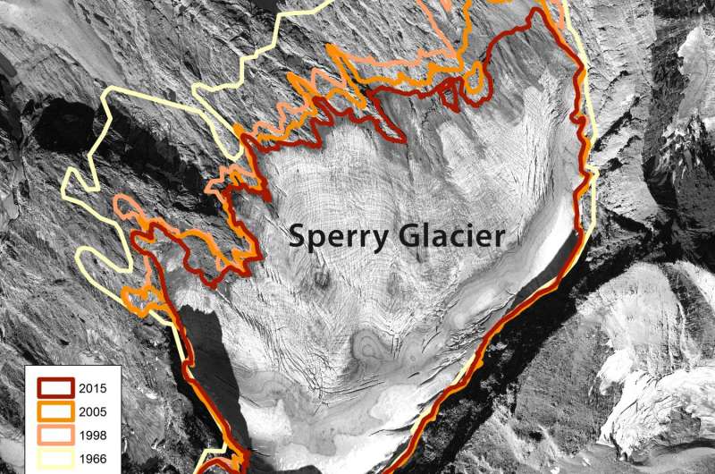 Glaciers rapidly shrinking and disappearing: 50 years of glacier change in Montana