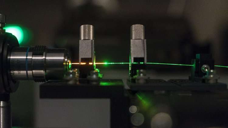 Guiding the random laser