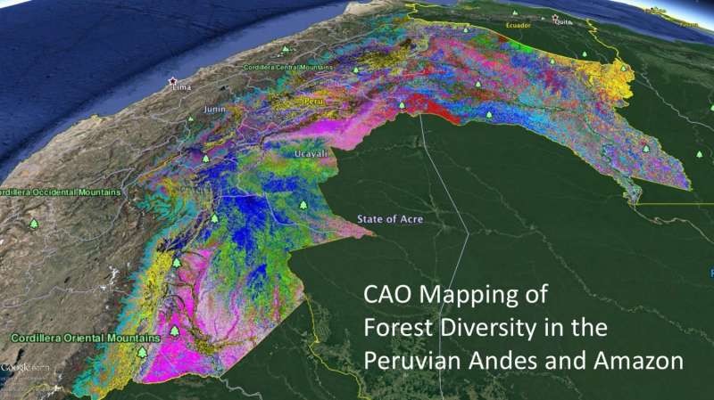 High-tech maps of tropical forest diversity identify new conservation targets