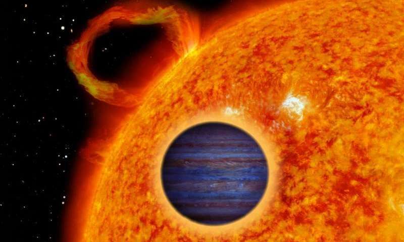 “Hot Jupiter” detected around nearby variable star