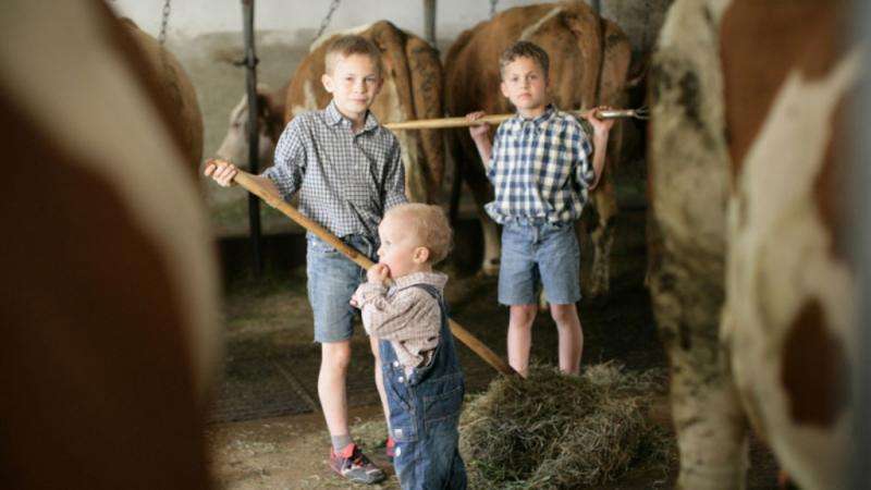 How cats and cows protect farm children from asthma