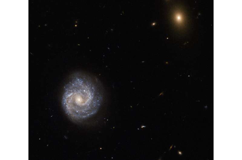Hubble eyes a powerful galaxy with a password name
