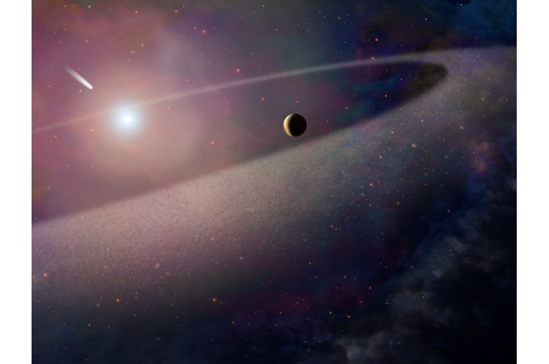 Hubble witnesses massive comet-like object pollute atmosphere of a white dwarf