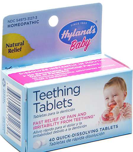 Hyland's teething tablets recalled over levels of toxic herb