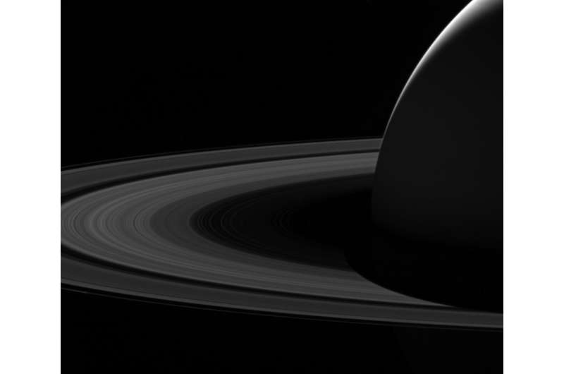Image: Goodbye to the dark side of Saturn