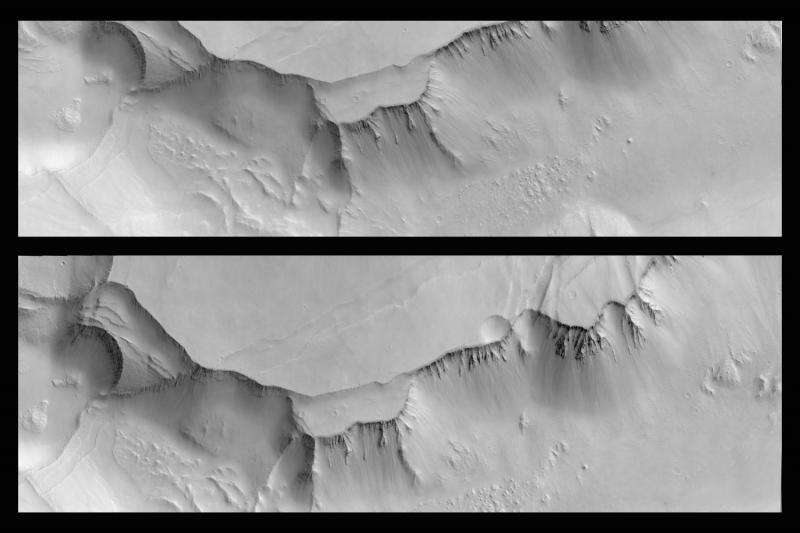 Image: Noctis Labyrinthus stereo pair