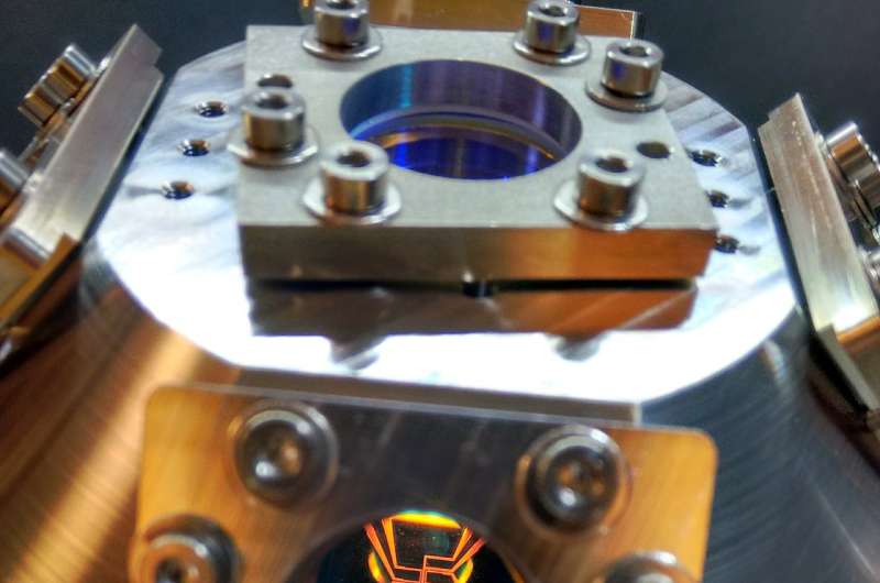 Image: Prototype atom interferometer