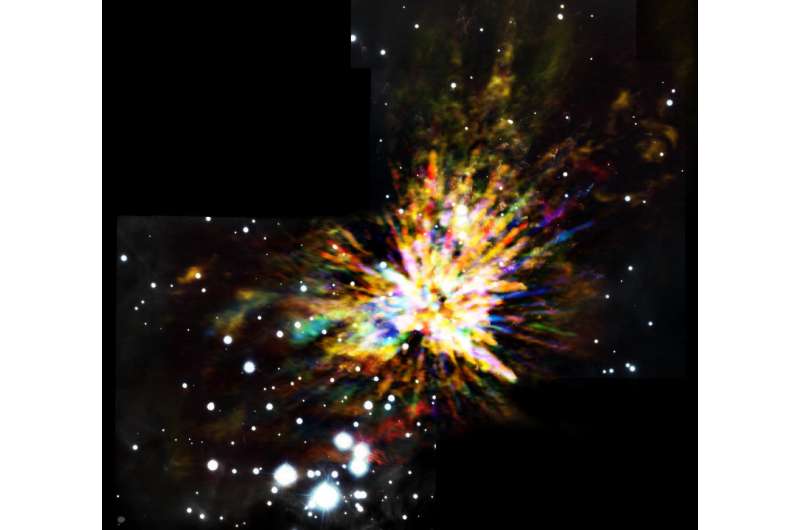 Image release: ALMA captures explosive star birth