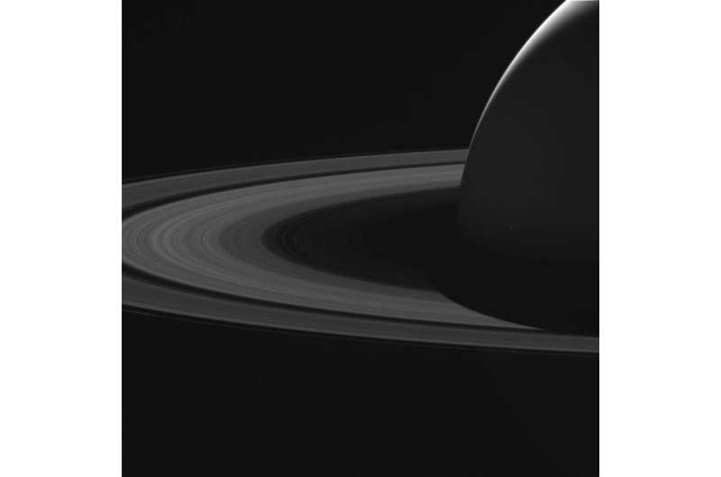 Image: Saturn and rings, 7 June 2017