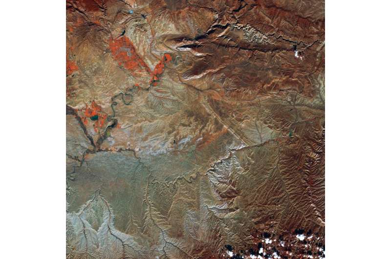 Image: Uintah Basin captured by Copernicus Sentinel-2A