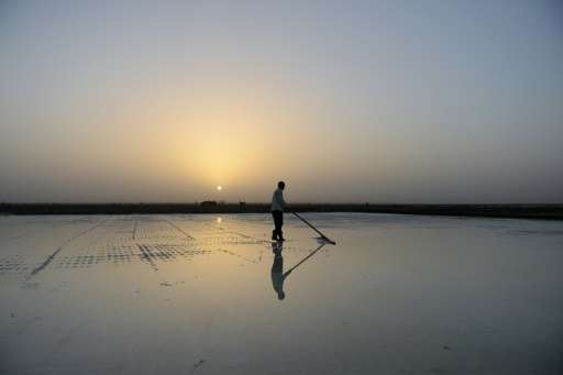 Indian salt pan workers toil in the remote and arid Little Rann of Kutch region for nearly eight months of the year in extreme c