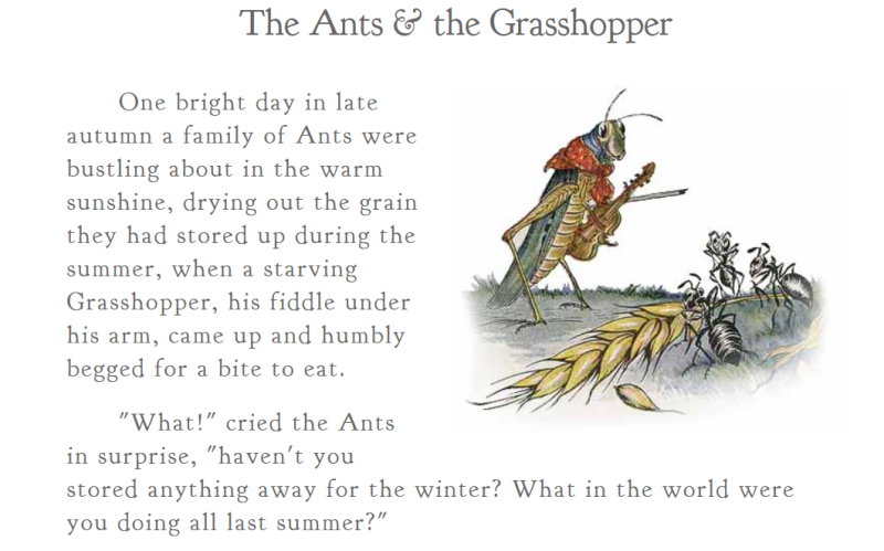 In making decisions, are you an ant or a grasshopper?