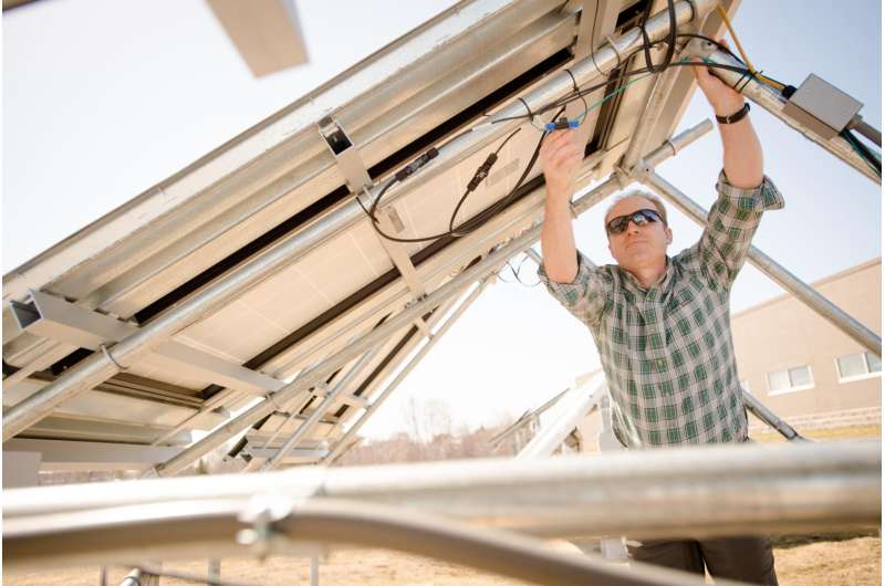 Installing solar to combat national security risks in the power grid