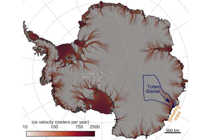 Intensifying winds could increase east Antarctica's contribution to sea level rise