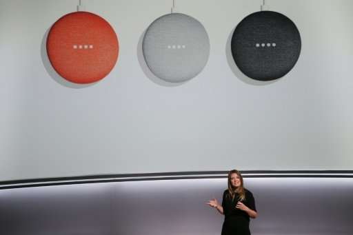 Isabelle Olsson, lead designer for home hardware for Google, , introduces the new Google Home Mini