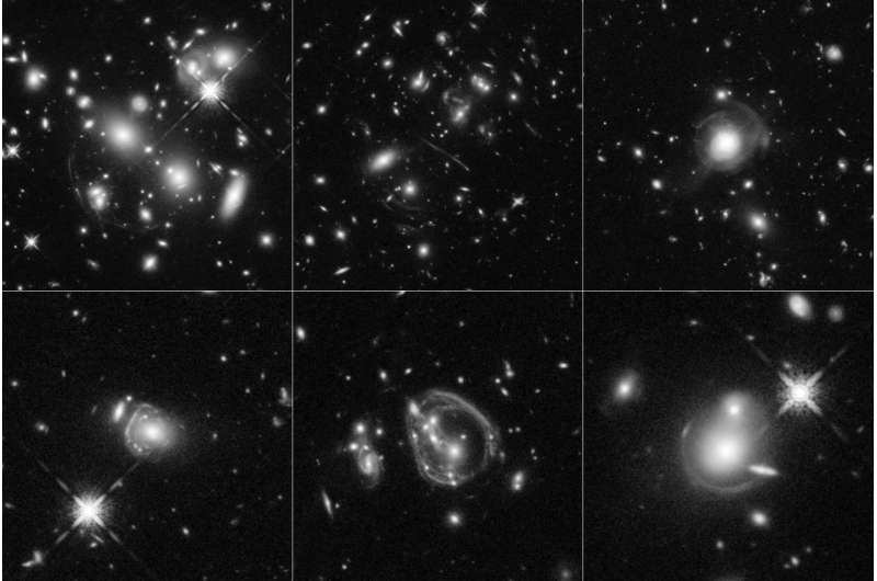 Jackpot! Cosmic magnifying-glass effect captures universe's brightest galaxies