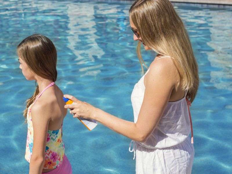Kids' sun safety means 'Slip, slap, slop'